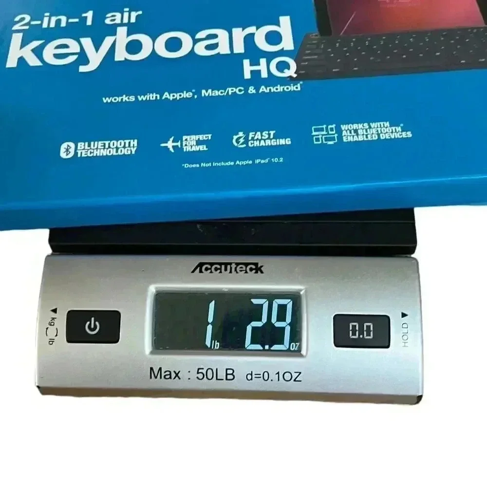 Digital Basics 2-in-1 Air Keyboard Bluetooth QWERTY Dual Dock for Apple/Android